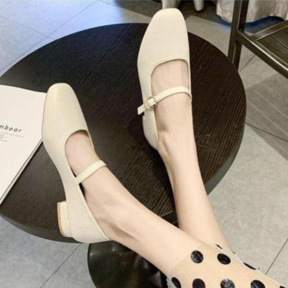 [XẢ KHO] GIÀY BÚP BÊ MŨI VUÔNG DA ĐẸP TIỂU THƯ A7 | BigBuy360 - bigbuy360.vn