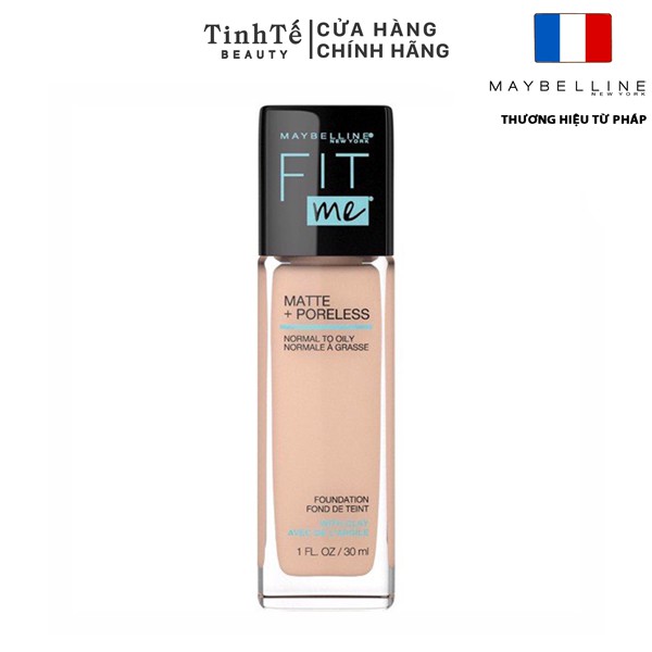 Kem Nền Mịn Nhẹ Kiềm Dầu Chống Nắng Fit Me Maybelline New York Matte SPF 22 30ml