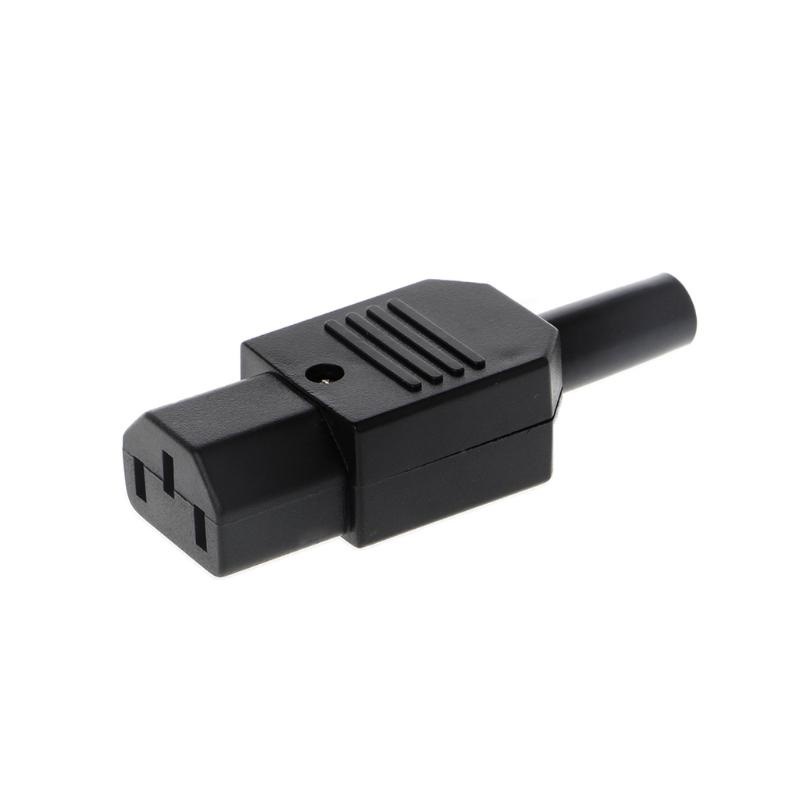 Đầu nối 3 chấu C13, phích cắm nguồn 10A/250v (1 đầu cái)