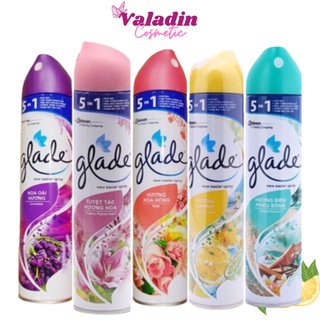 Chai xịt phòng Glade sịt phòng Hoa Oải Hương/Tuyệt tác hương hoa/Hương chanh xịt phòng ,khử mùi 280ml
