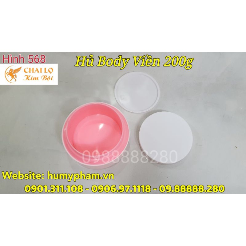 HỦ ĐỰNG KEM BODY - Hủ Body Viền 200g