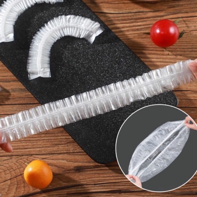 (loại 1)Màng bọc thực phẩm co giãn siêu dai có chun hình túi gấu - Tái sử dụng
