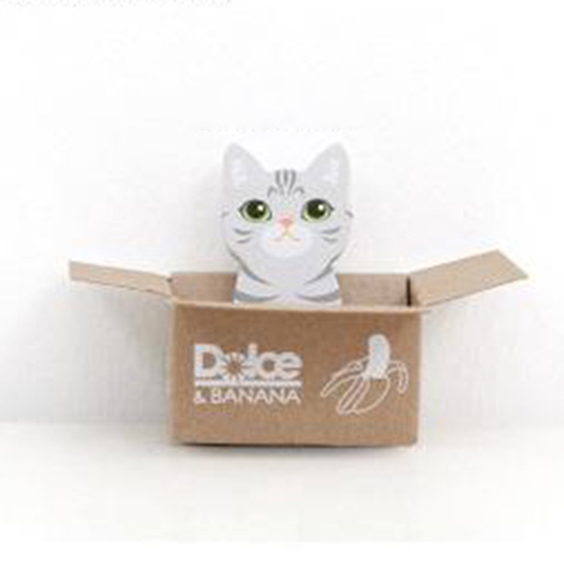 Miếng dán ghi chú kiểu hoạt hình chú mèo đáng yêu xinh xắn