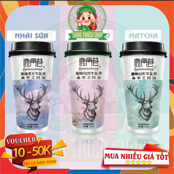 Combo 3 Ly Trà sữa tự pha The Alley (Loại 123g) ⭐Song.Thien.Shop✅