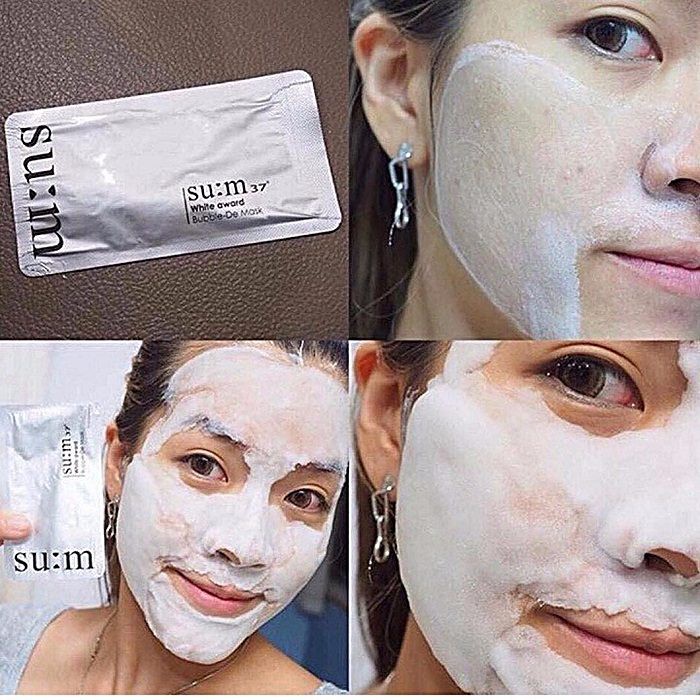 Mặt nạ thải độc sum 37 White Award Bubble-De Mask