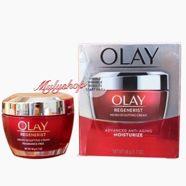 Kem dưỡng ẩm chống lão hoá Olay Regenerist Micro Sculpting cream 48g