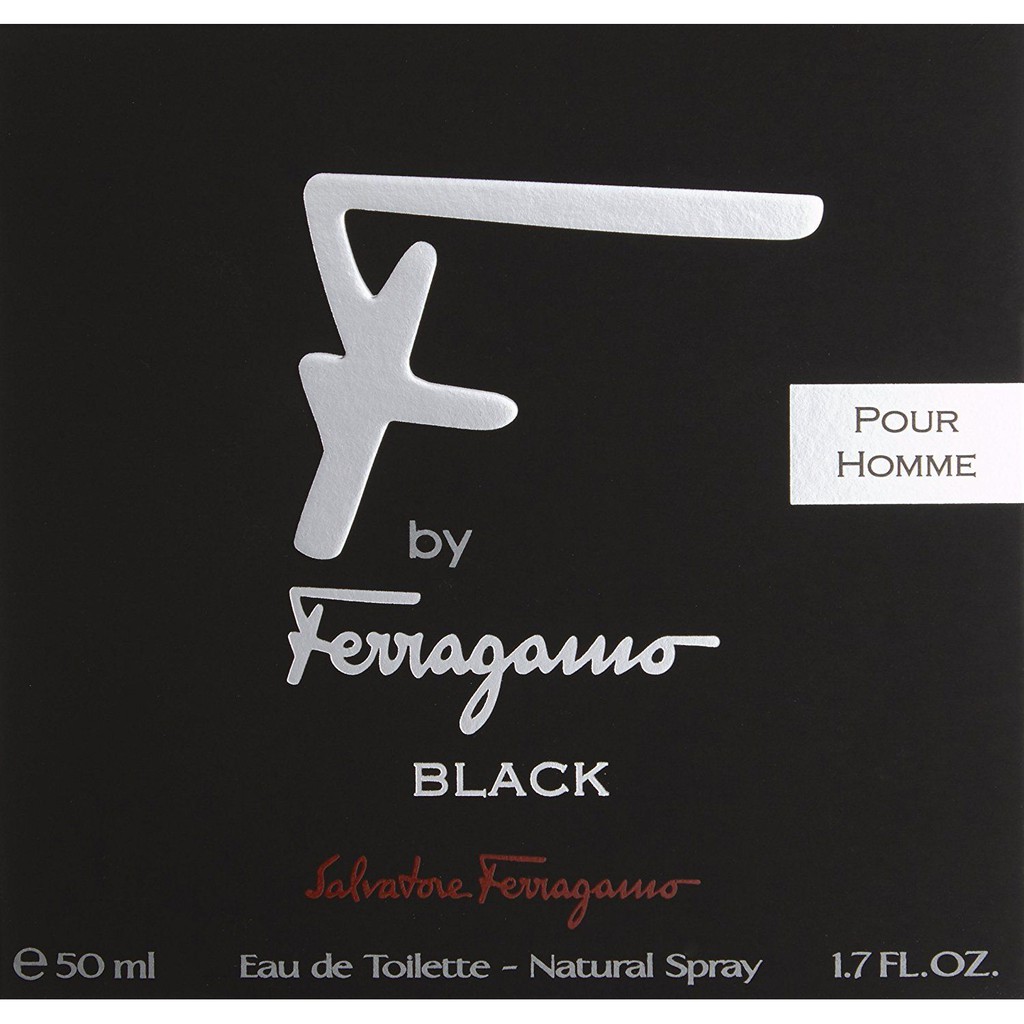 Nước hoa nam cao cấp Salvatore Ferragamo F Black EDT 50ml (Mỹ)