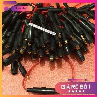 . Vỏ cầu chì gắn ngoài có dây cho loại 5x20 mm(20 chiếc) [Shop Uy Tín]