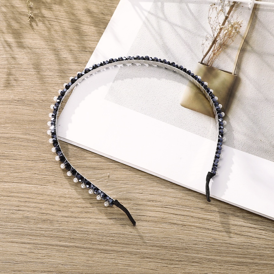 Băng Đô Cài Tóc Đính Ngọc Trai Nhân Tạo Phong Cách Hàn Quốc Thời Trang Cho Nữ