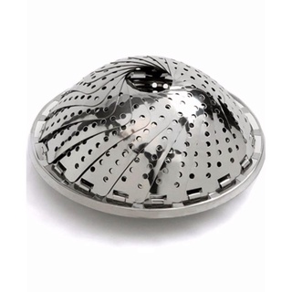 Rổ xửng hấp gấp gọn inox nhà bếp