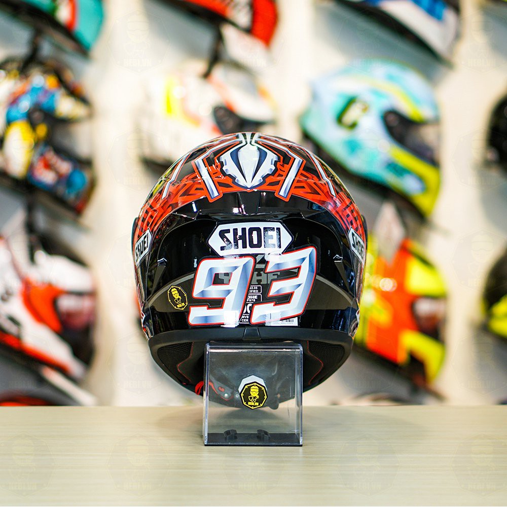 Tem Shoei M93 V2 Redbull Cho Mũ Fullface, Mũ Yohe 978, Mũ ROC01