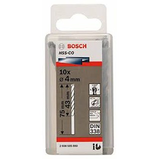 Mũi khoan sắt và inox hss-co bosch 4mm 2608585880