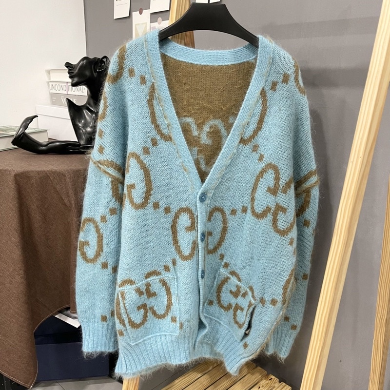 Áo khoác Cardigan Gucci 2 mặt size S