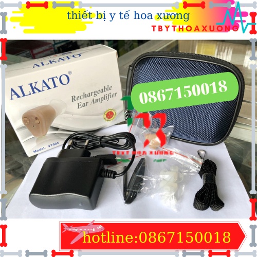 [Hàng Chính Hãng] Máy Trợ Thính Alkato Sạc Điện VT-905