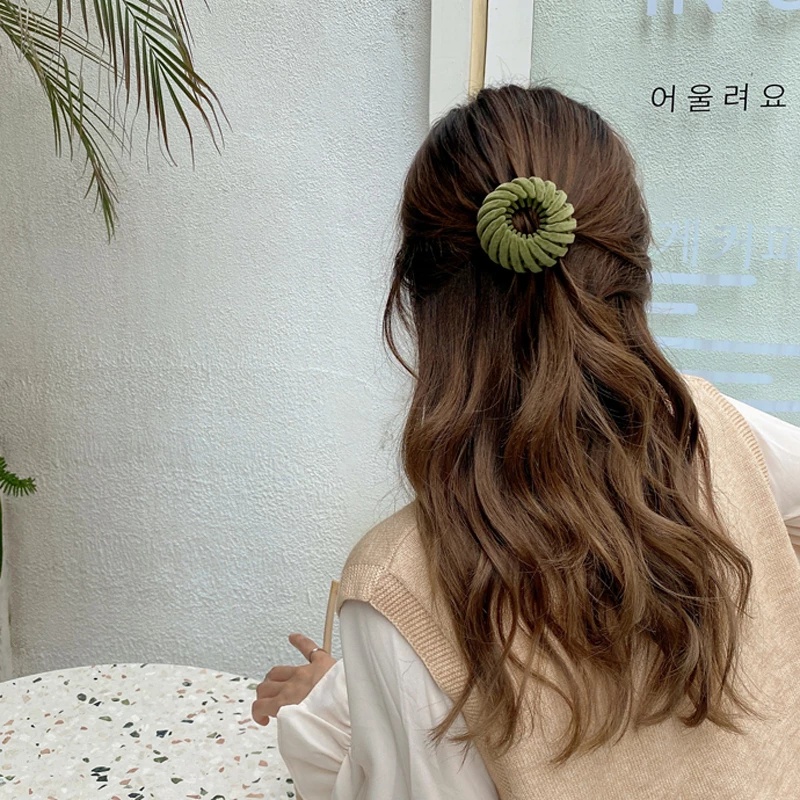 Kẹp Tóc Có Thể Điều Chỉnh Tạo Kiểu Tóc Đuôi Ngựa Cho Nữ