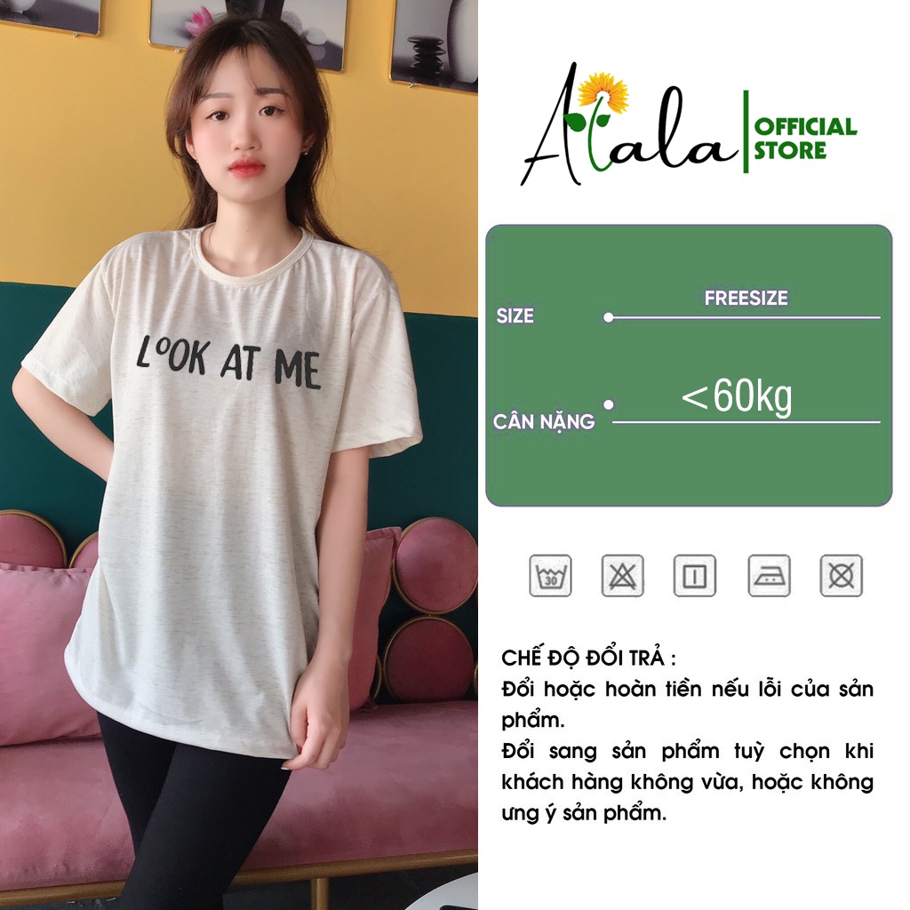 Áo phông cotton thun unisex trơn xước form rộng ALALA nam nữ dáng basic tay lỡ cổ tròn thoáng mát co giãn 4 chiều