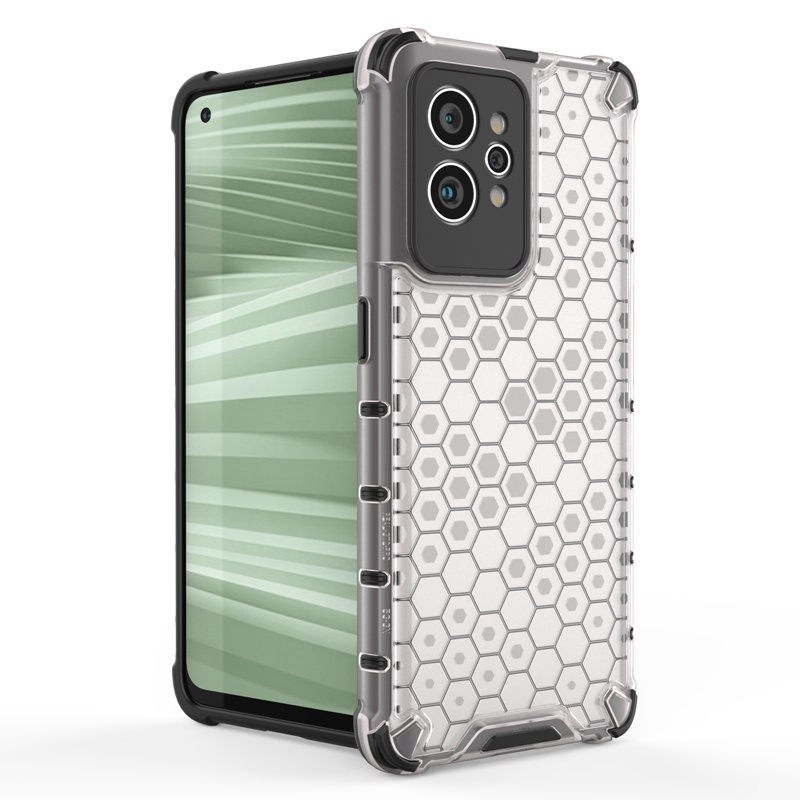 Ốp Điện Thoại TPU Nhựa Trong Suốt Họa Tiết Tổ Ong Cho Realme GT2 Pro