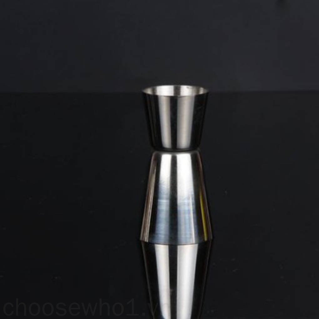 Cốc đong hai đầu 15/30ml bằng thép không gỉ dùng trong nhà bếp/quán Bar