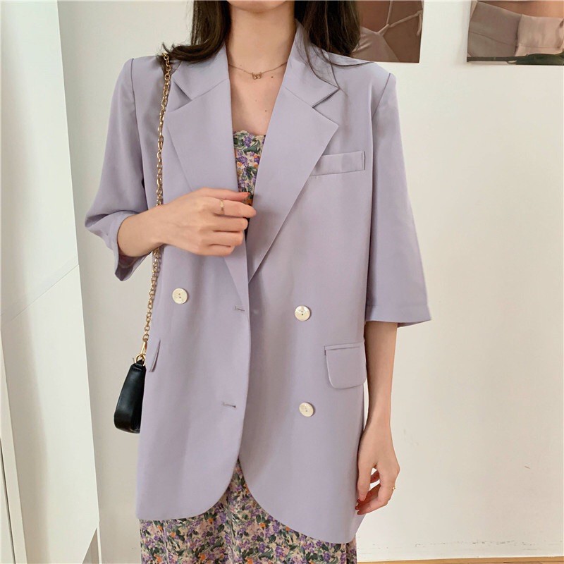[bunny] Áo blazer cộc tay phong cách nhẹ nhàng | BigBuy360 - bigbuy360.vn