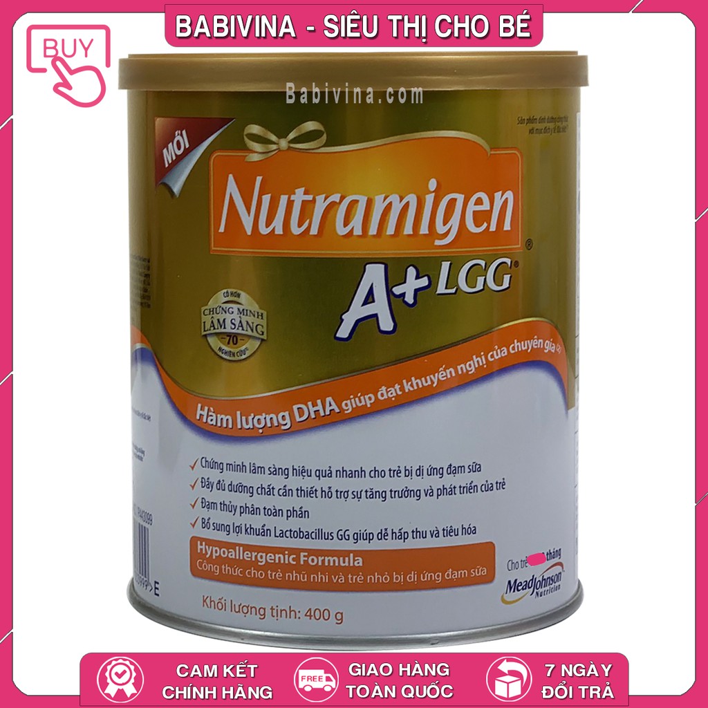 [LẺ GIÁ SỈ] Sữa Enfa Nutramigen 400g A+LGG | Cho Trẻ Dị Ứng Đạm Bò | Mua Nutramigen Date Mới, Giá Tốt Nhất Tại Babivina