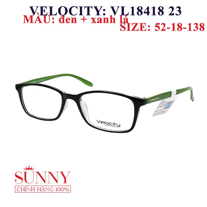 VL18418 - gọng kính Velocity chính hãng, bảo hành toàn quốc