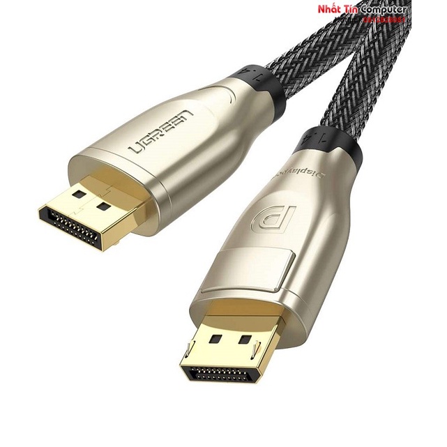 Cáp Displayport 1.4 dài 2m hỗ trợ 8K@60Hz chính hãng Ugreen 60843 cao cấp