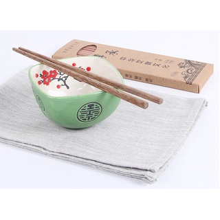 Set 10 đôi đũa gỗ không sơn màu