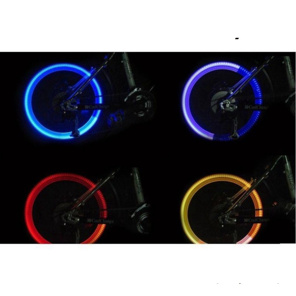 [Giá Sốc]Đèn Led gắn van xe đạp - xe máy cực độc đáo
