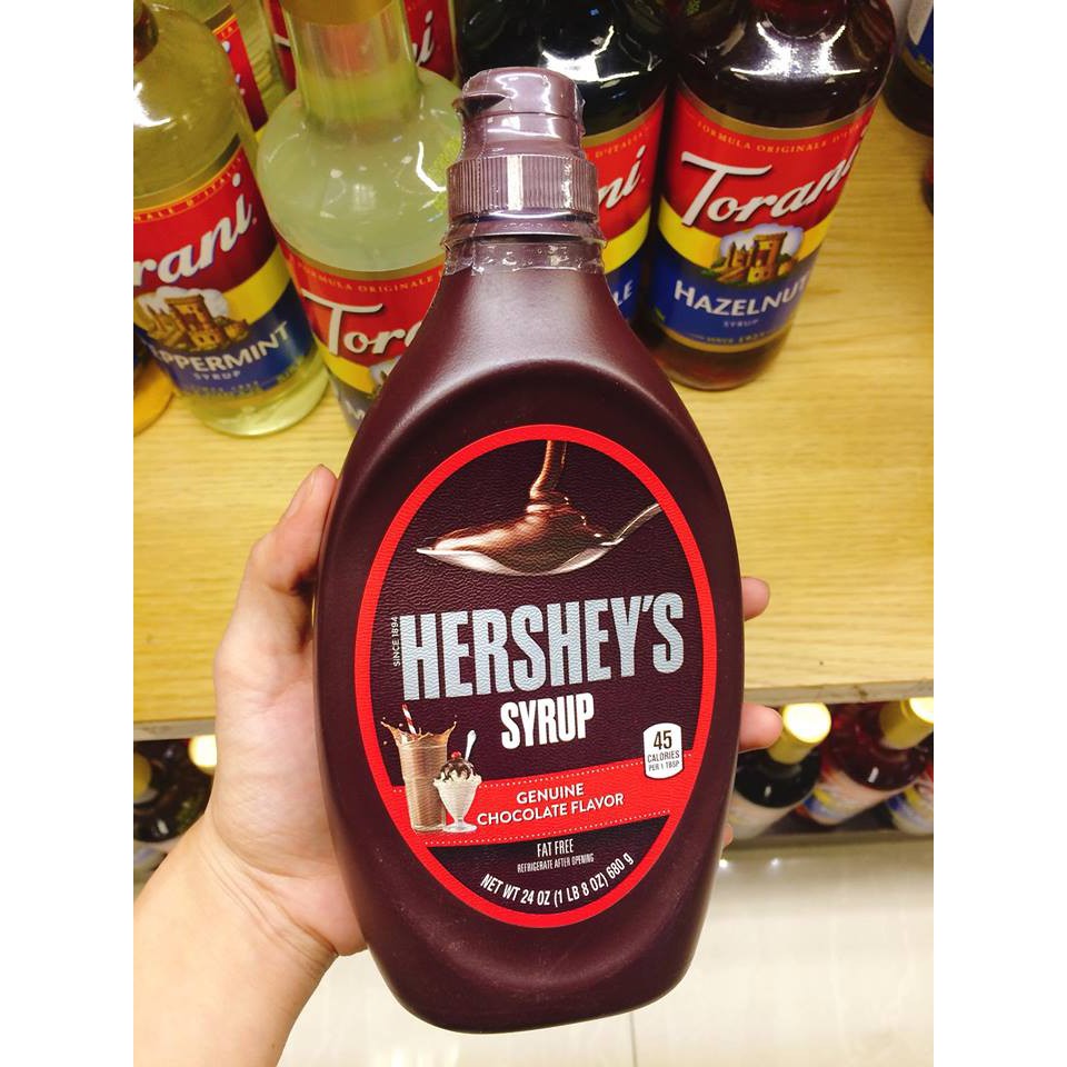 SỐT HERSHEY SOCOLA CHAI 1.36KG