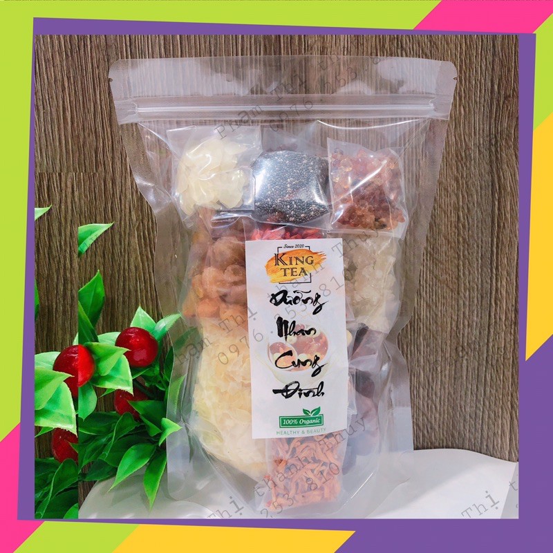[FREE SHIP] Chè dưỡng nhan - Sét chè tuyết yến dưỡng nhan 13 món nấu 10-14 chai 330ml - ĂN VẶT CÔ THUÝ