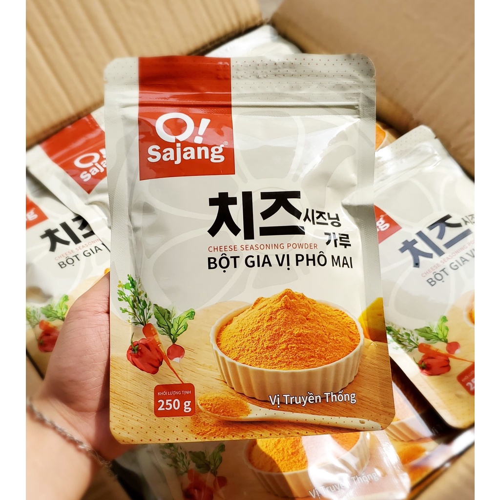 [Siêu Ngon] Bột Phô Mai Lắc O!sajang Hàn Quốc 250g