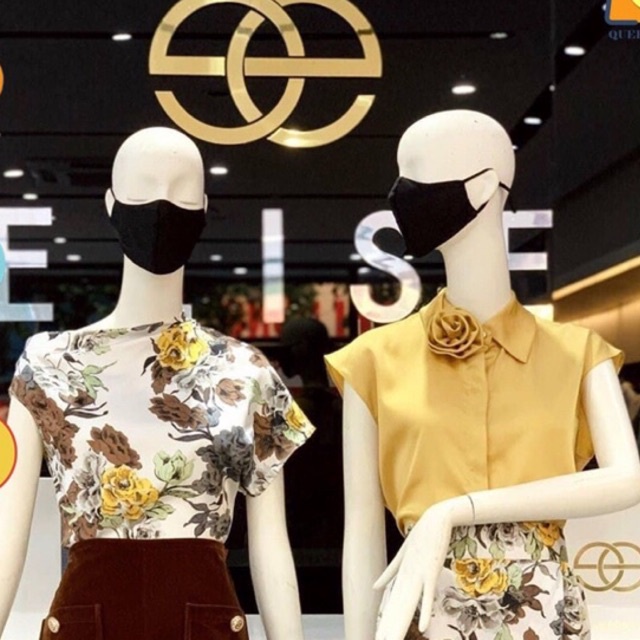 Khẩu trang lụa Elise