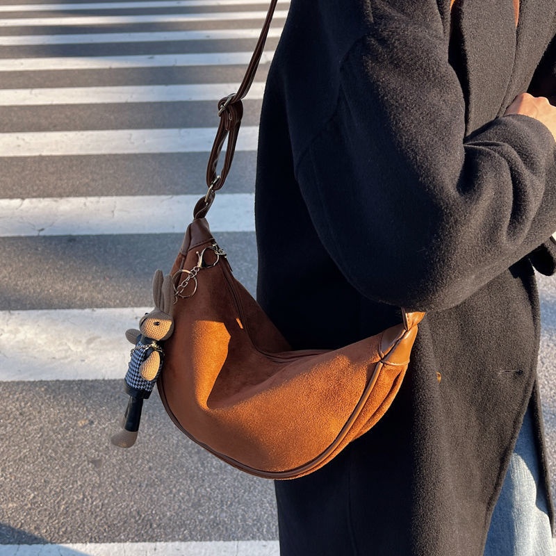 Túi Đeo Chéo Bằng Len Nhám Kiểu Dáng Hợp Thời Trang Phù Hợp Với Mùa Đông Với 8 Phong Cách Tùy Chọn