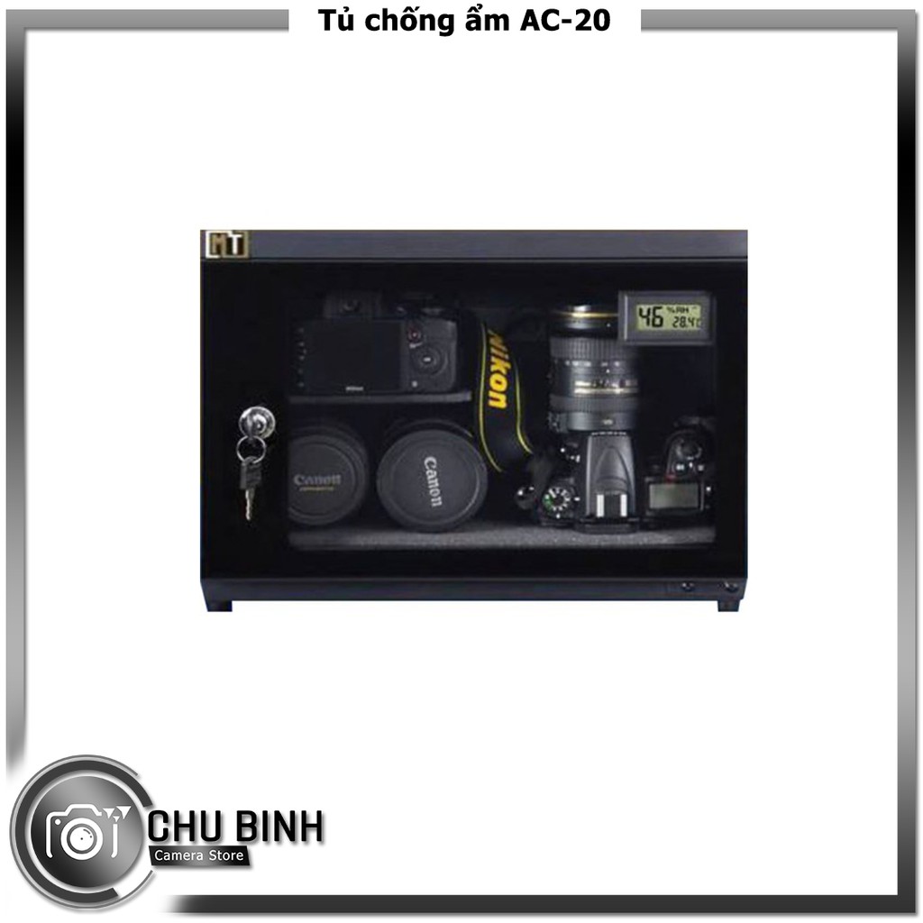 Tủ Chống Ẩm cho máy ảnh, ống kính | Tủ chống ẩm AC20 (20L) | AC30 (30L)