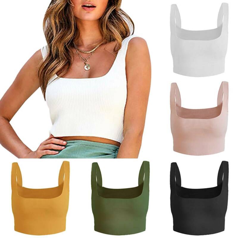 Áo Croptop Sát Nách Thời Trang Mùa Hè Cho Phái Nữ