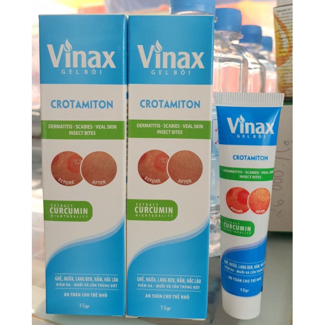 Gel bôi VINAX - Giảm nấm, ngứa, hắc lào, lang ben - Tube 15g
