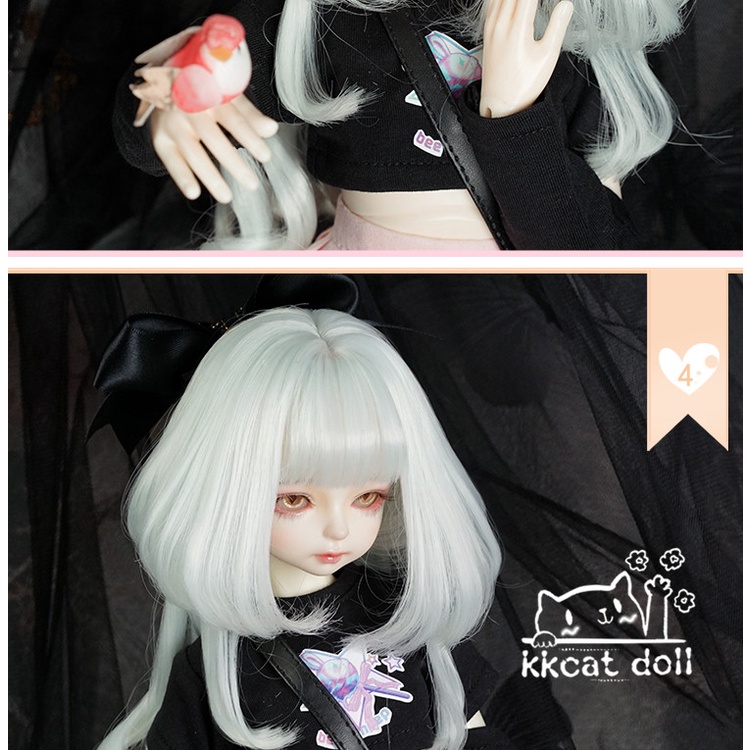 Đầu Búp Bê DW009 BJD sd Tóc Bé 1 / 3 1 / 6 inch