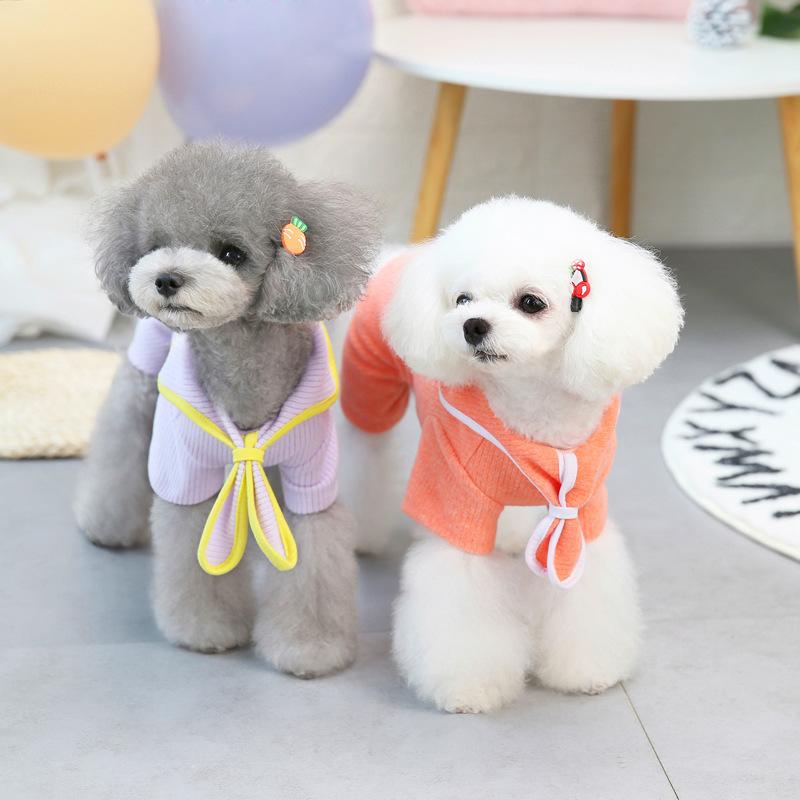 Quần áo chó mèo thú cưng: Áo len tăm cá tính