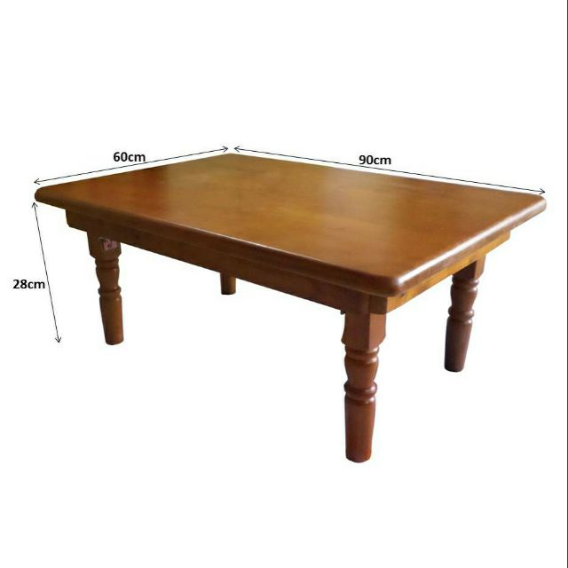 BÀN GỖ CHÂN TIỆN XẾP GỌN 60X90