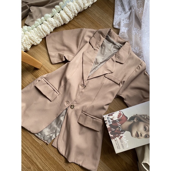 Vest nữ ngắn tay - Blazer ngắn tay thanh lịch | BigBuy360 - bigbuy360.vn