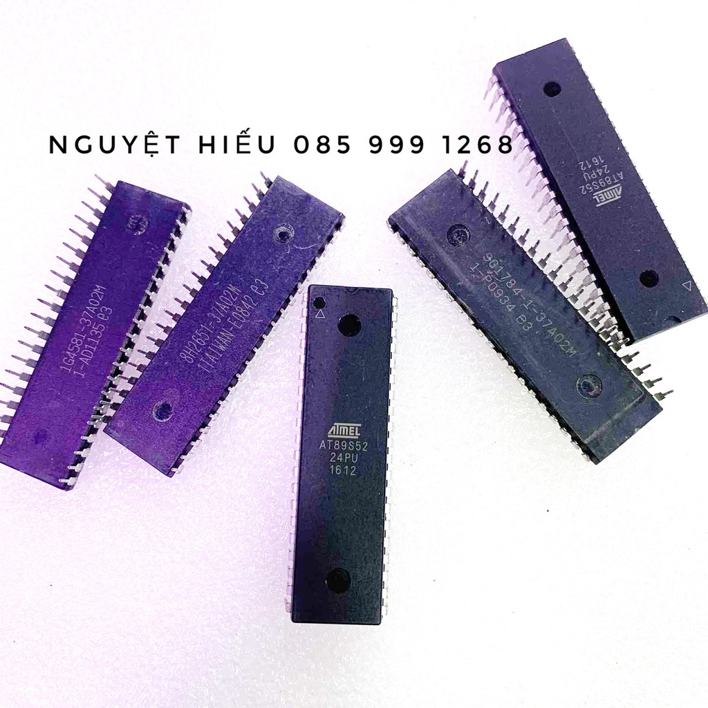 IC vi điều khiển AT89S52 24PU DIP40