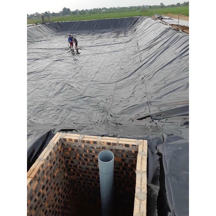 BẠT LÓT AO HỒ CÁ KOI HDPE KHỔ 4M dày 3zem