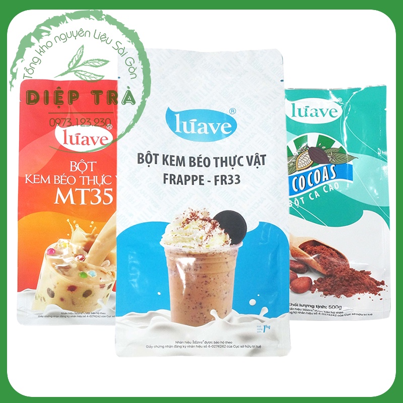 Bột Sữa Kem Béo / Đá Xay / Cacao Luave Gói 1kg