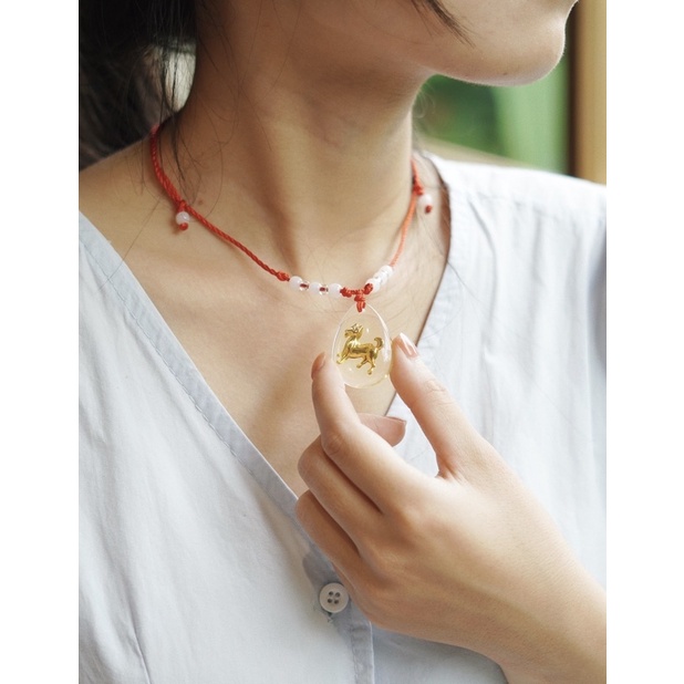 Vòng cổ charm tuổi cho bé yêu