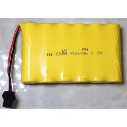 Pin sạc Ni-cd AA 7.2V 700mAh - 7.2V 700mAh