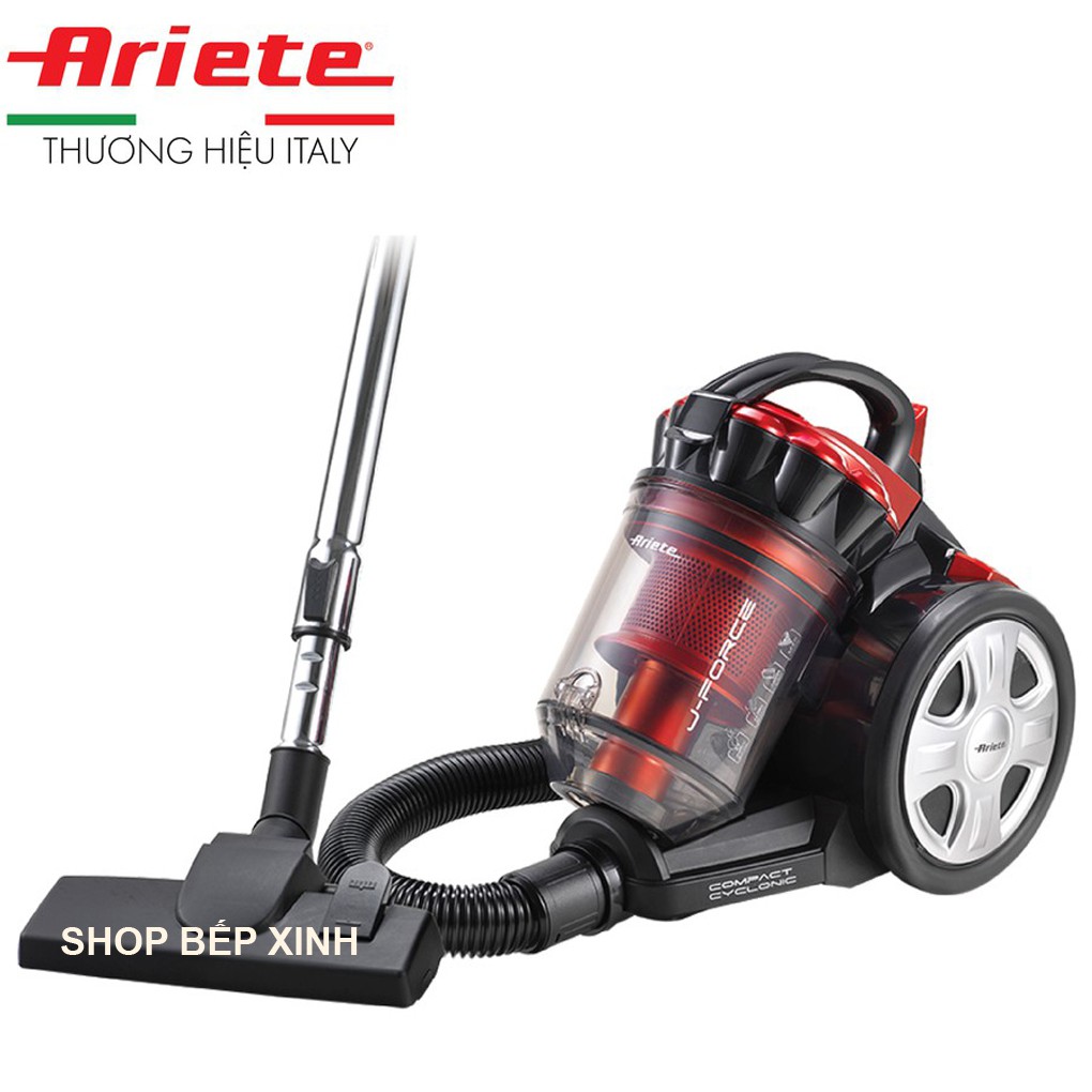 Máy Hút Bụi gia đình Ariete MOD 2753 ( 3 Lít ) - Jed Force -  công suất 700W -Hàng Chính Hãng - bảo hành 12 tháng