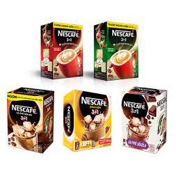 combo 10 hộp cafe nestle 3 in 1 đậm đà hài hòa 340g