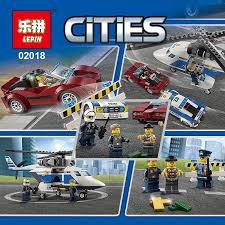 Lắp Ráp Xếp Hình not Lego City 60138, Lepin 02018 , bela 10656 : Cuộc truy đuổi tốc độ cao.