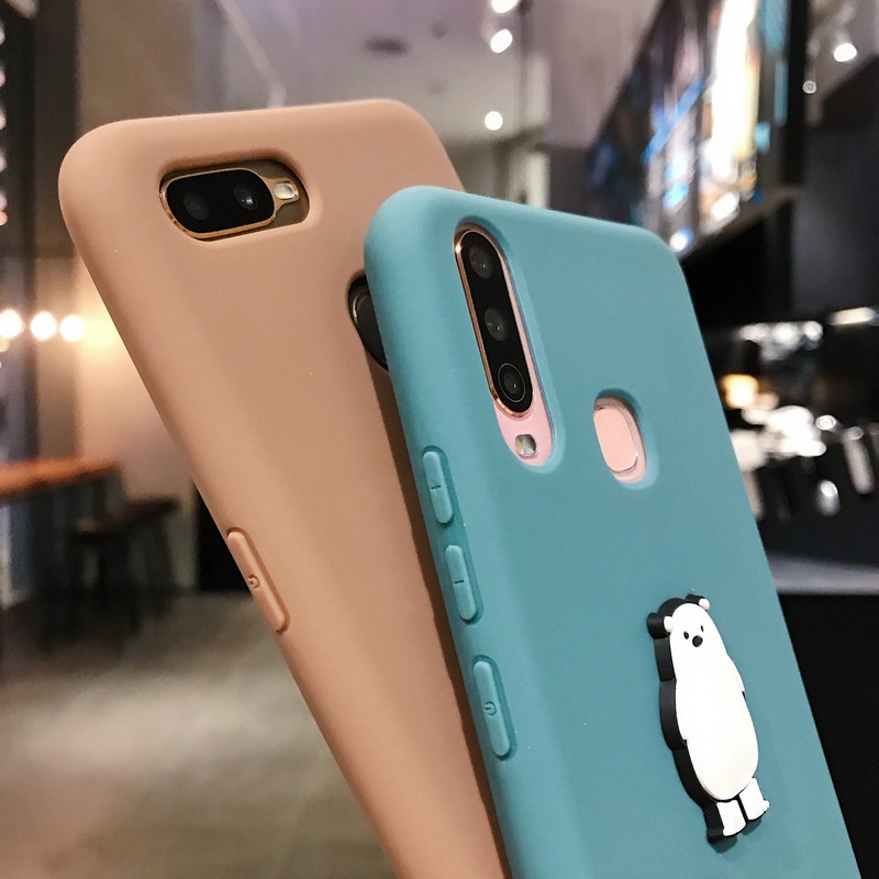 Ốp điện thoại hình 3 chú gấu DIY cho Samsung A71 A51 A21 A01 A11 A70 A50s A30s A10s A20s M10 M30s A6 Plus 2018 SG-7 | BigBuy360 - bigbuy360.vn