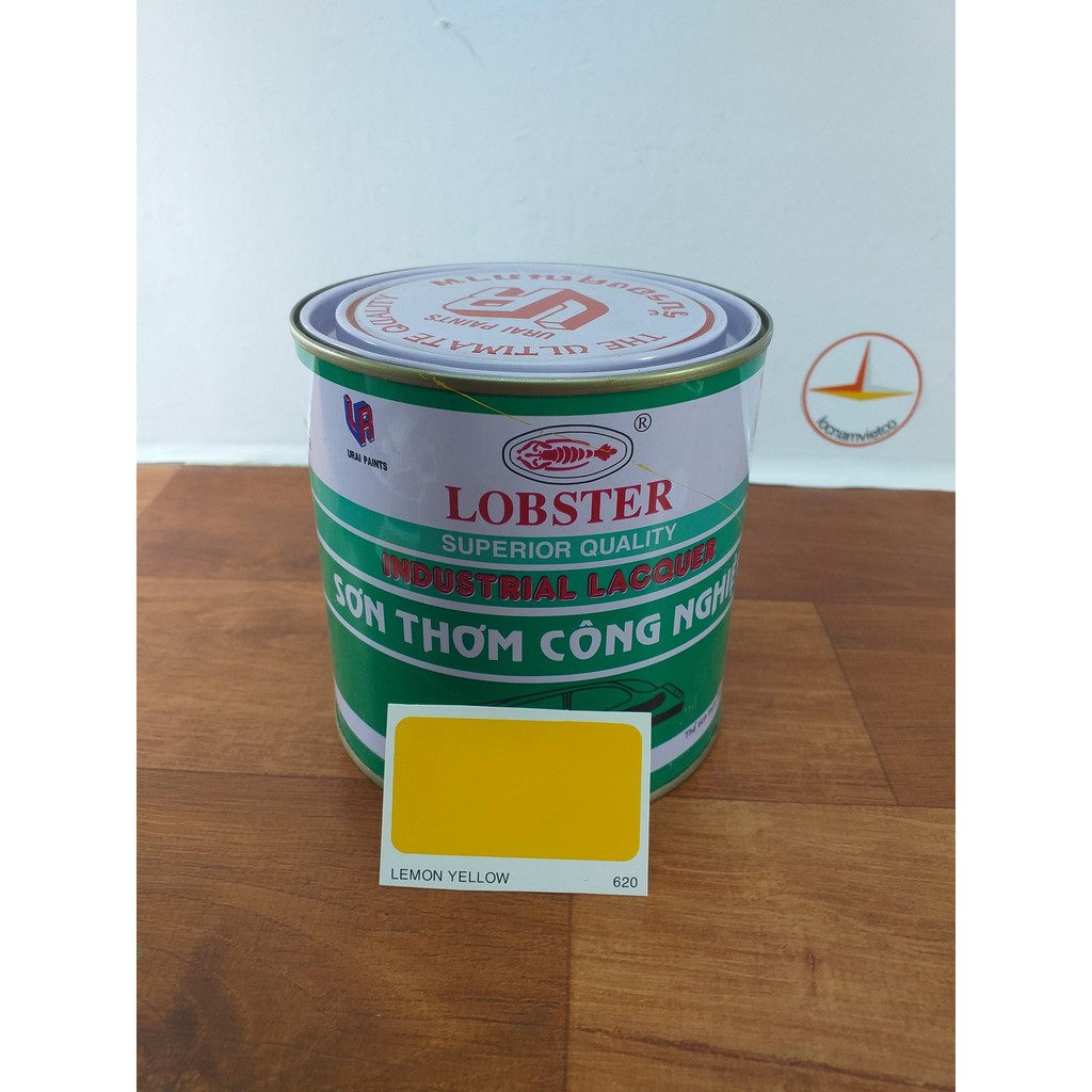 Thùng 12 lon Sơn Thơm Công Nghiệp LOBSTER 800ml(vàng chanh-620)